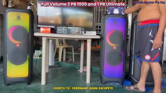 Full Blast 2 JBL Partybox 1000 x 1 Partybox Ultimate 100% Volume #basstest смотреть онлайн