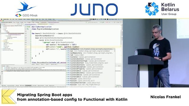 "Migrating Spring Boot apps to functional config with Kotlin" - Nicolas Frankel@Hazelcast смотреть онлайн