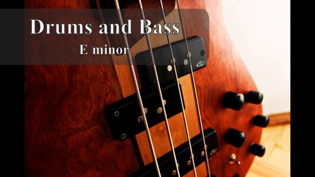 E Minor Melodic Rock Backing Track (Drums and Bass) смотреть онлайн
