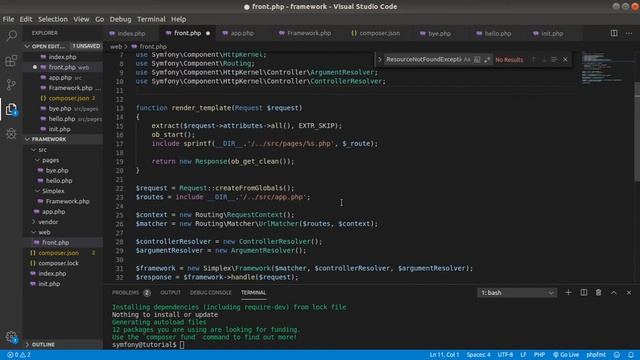 How to create your own Framework - Symfony Component - LIVE смотреть онлайн
