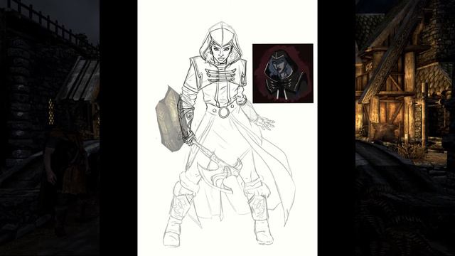 Araduna the Dragonborn [Skyrim SPEEDPAINT] смотреть онлайн