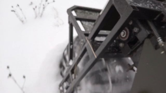 Мотовездеход Таган 2×2 по глубокому снегу. смотреть онлайн