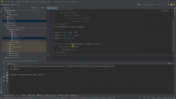 Python itertools. Хитрый способ избежать вложенных циклов
