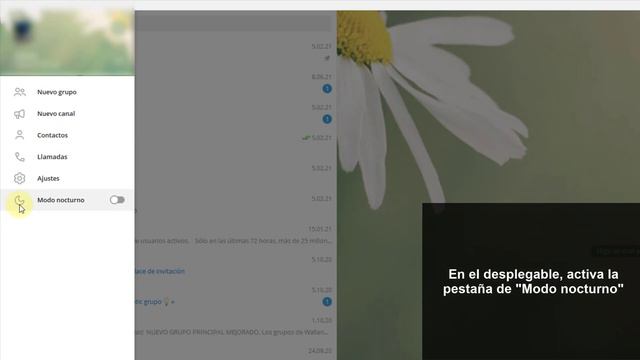 ⚫️ Cómo PONER MODO OSCURO en Telegram Web смотреть онлайн