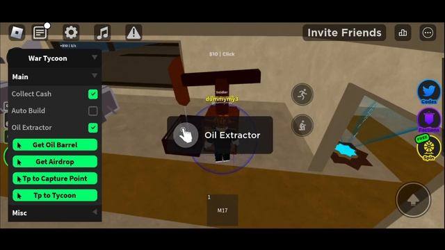 OP WAR TYCOON SCRIPT GUI (Auto collect, Auto Build, Oil Extractor, Teleport & More!) *PASTEBIN* смотреть онлайн