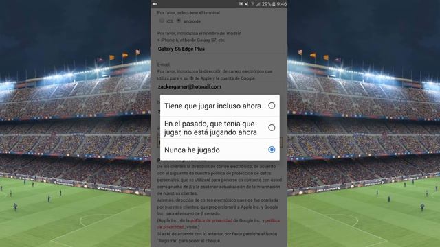 Cómo REGISTRARSE a la BETA CERRADA PES 2017 Android & iOS!! Juego Épico! смотреть онлайн