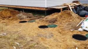 Септик из бетонных колец,трех камерный септик для дачи