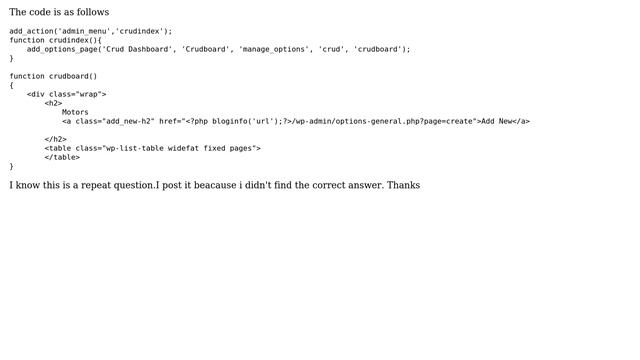 Wordpress: You do not have sufficient permissions to access this page while making a plugin смотреть онлайн
