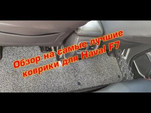 Обзор лучших ковриков для Хавал Ф7/Ф7х