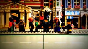 ИГРА ЛЕГО Автобусная остановка GAME LEGO Bus stop