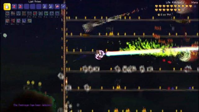 Terraria 1.3 Weapons VS. Expert Bosses: LAST PRISM VS. ALL 3 MECH BOSSES! смотреть онлайн