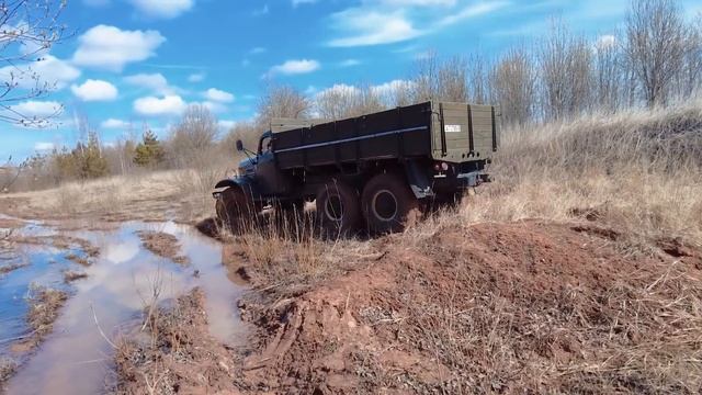 Проедет ли ЗиЛ-157 по следам Т-40АМ Весенний оффроуд на легенде!!! смотреть онлайн