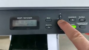 Замените тонер dcp-1610wr или как сбросить счётчик фотобарана
