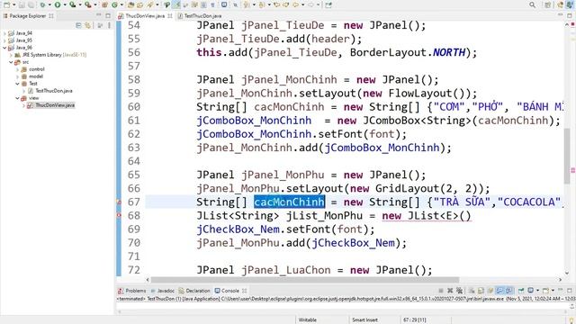 Java 96. Cách sử dụng JCombobox và JList trong Java Swing смотреть онлайн