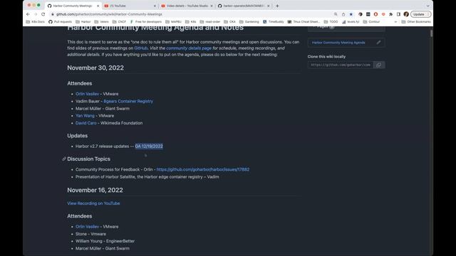 CNCF Harbor's Community Zoom Meeting - Nov 30, 2022 смотреть онлайн