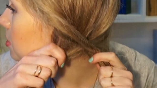 Коса рыбий хвост ♥ Как плести самой себе ♥ Fishtail Braid Hair Tutorial смотреть онлайн