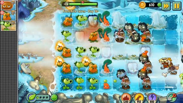 PLANTS VS ZOMBIES 2 ЛЕДЯНОЙ МИР УРОВЕНЬ 15-18 смотреть онлайн