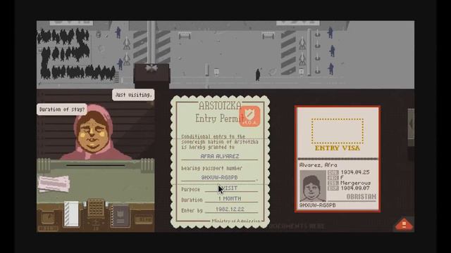 Whats wrong! - Papers please - #7 (let's play) смотреть онлайн