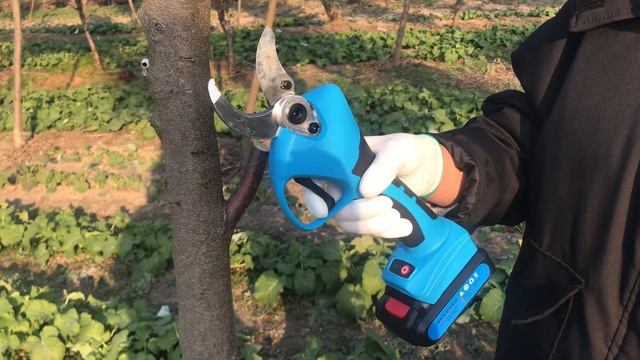 Cordless Electric Pruning Shears and Electric Pruner of 40MM: How to change the cut size смотреть онлайн