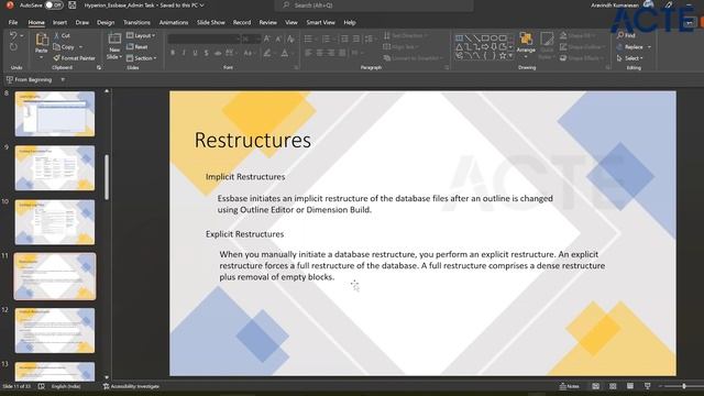 Hyperion Oracle Essbase - Admin Task | Hyperion Essbase Course | ACTE смотреть онлайн