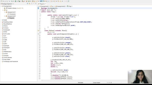 DESIGN A HOUSE AND A NATIONAL FLAG USING JAVA SWING AND GRAPHICS смотреть онлайн