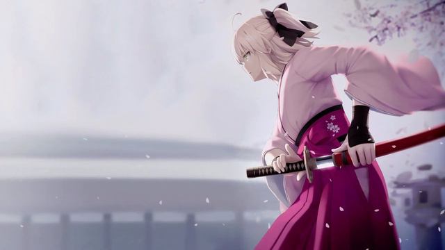Fate Series - Okita Souji [Live Wallpaper] смотреть онлайн