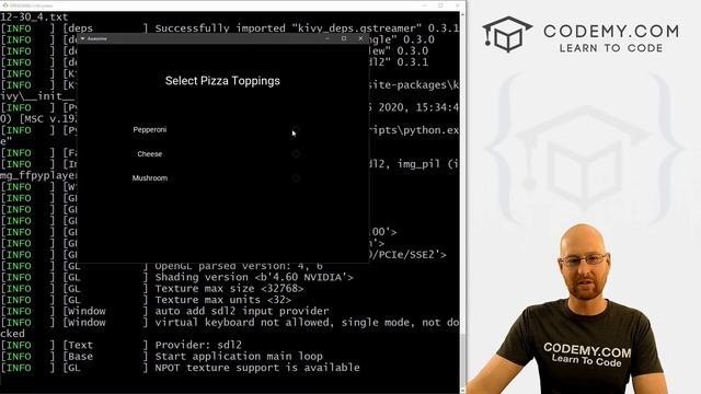 How To Create Radio Buttons For Kivy - Python Kivy GUI Tutorial #29 смотреть онлайн