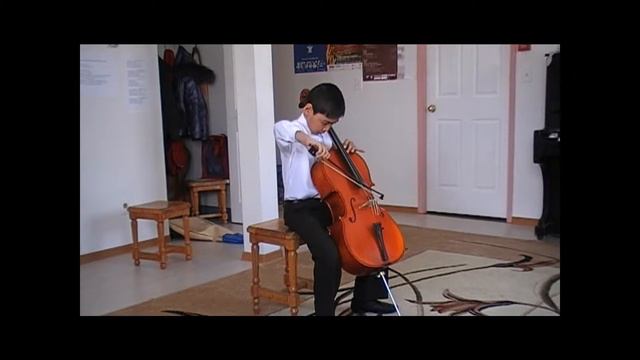 P. Tchaikovsky. Sad song.Higher school of music. 22. 03.12. Aiyllaan Savvinov. смотреть онлайн