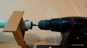 Штора гаража с электроприводом из шуруповерта