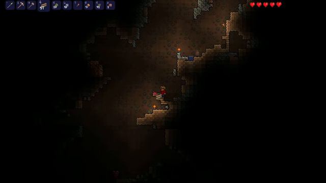 Lets play Terraria episode 2: the dark abyss or darkness смотреть онлайн