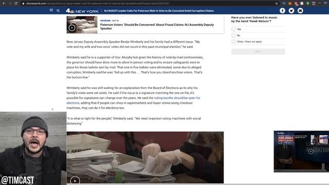 MASSIVE Mail in Voter Fraud Scandal Erupts In NJ, NAACP Leader Demands Vote Be CANCELED смотреть онлайн