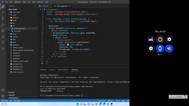 [ENG SUB] [4K] [Null Safety] FLUTTER 2 - 28. Android Watch I - Melakukan Debugging di Android Watch смотреть онлайн