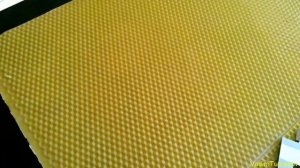 Размер ячеек на своей вощине