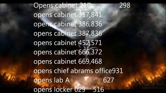 DOOM 3 ALL DOOR CODES смотреть онлайн