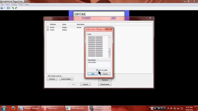 Pokemon Platinum DeSmuMe 0.9.9 rare candy code смотреть онлайн