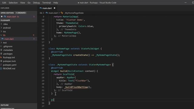 Flutter Plugin/Packages || FlushBar смотреть онлайн