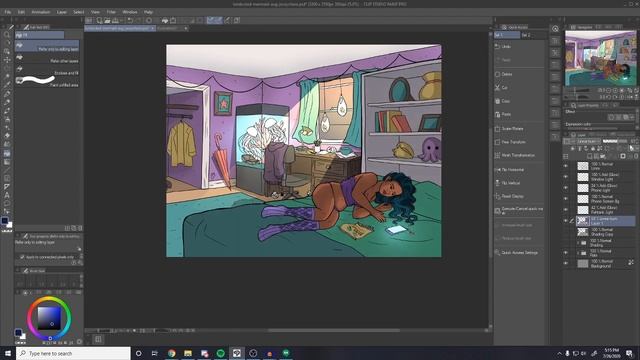How to Color A Background at Night or Day Time смотреть онлайн