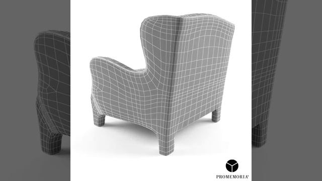 Promemoria Club armchair 3D model from CGTrader.com смотреть онлайн