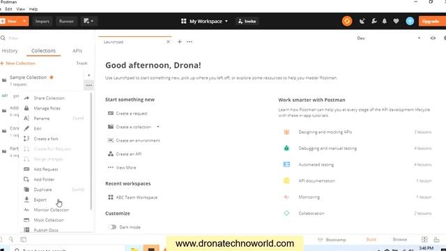 07. Postman Tutorial - Understanding Team Workspace and Import - Export Collection смотреть онлайн