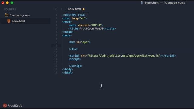 Уроки VueJS: Установка и первый код на VueJS