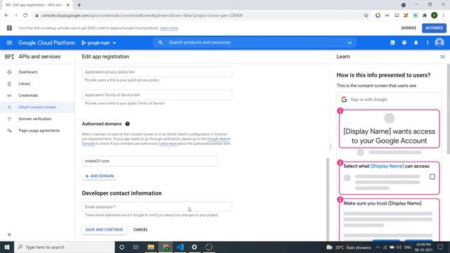 Login with Google Account using React and php смотреть онлайн