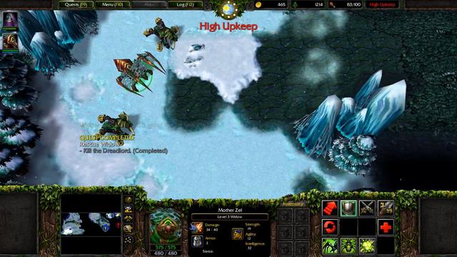 Warcraft 3: Living Nerubian Campaign 03 - Dawn of Winter смотреть онлайн