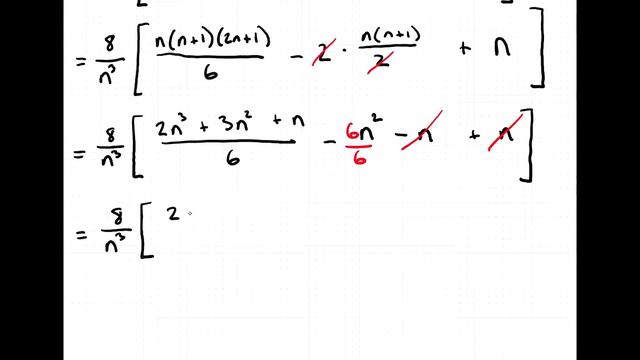 Eric's Calculus Lecture: Use Riemann Sum to Evaluate Definite Integral ∫x² dx on the Interval [0,2] смотреть онлайн