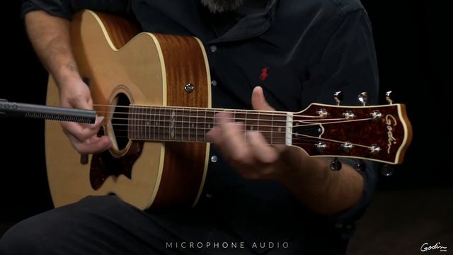 Godin Forum Natural RN GT EQ - Mic vs Pickup demo смотреть онлайн