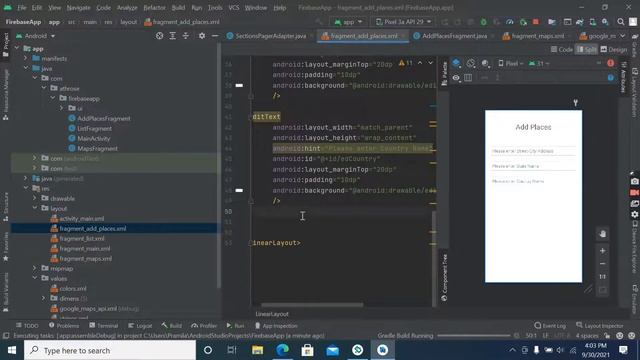 Part3# Add Places Fragment || Save Places to Firebase Database смотреть онлайн