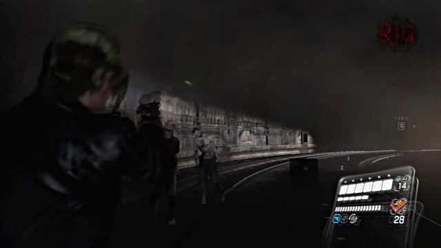 Resident Evil 6 Леон и Хелена Часть 3 "Зомби экспресс" смотреть онлайн