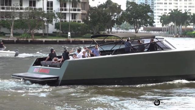 MIAMI RIVER / PERSHING 92 + OTHERS / THE YACHTING LIFESTYLE / HAULOVER TO MIAMI ONLY THE BEST YACHT смотреть онлайн