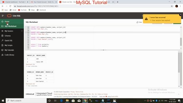 MySQL Tutorial Session - 30 || Full Outer Join || For Beginner To Advance || Hindi смотреть онлайн