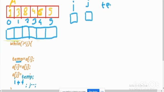 How to reverse an array without using extra space смотреть онлайн