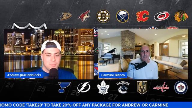 NHL Wednesday Betting Guide: Picks & Tips with Andrew and Carmine смотреть онлайн